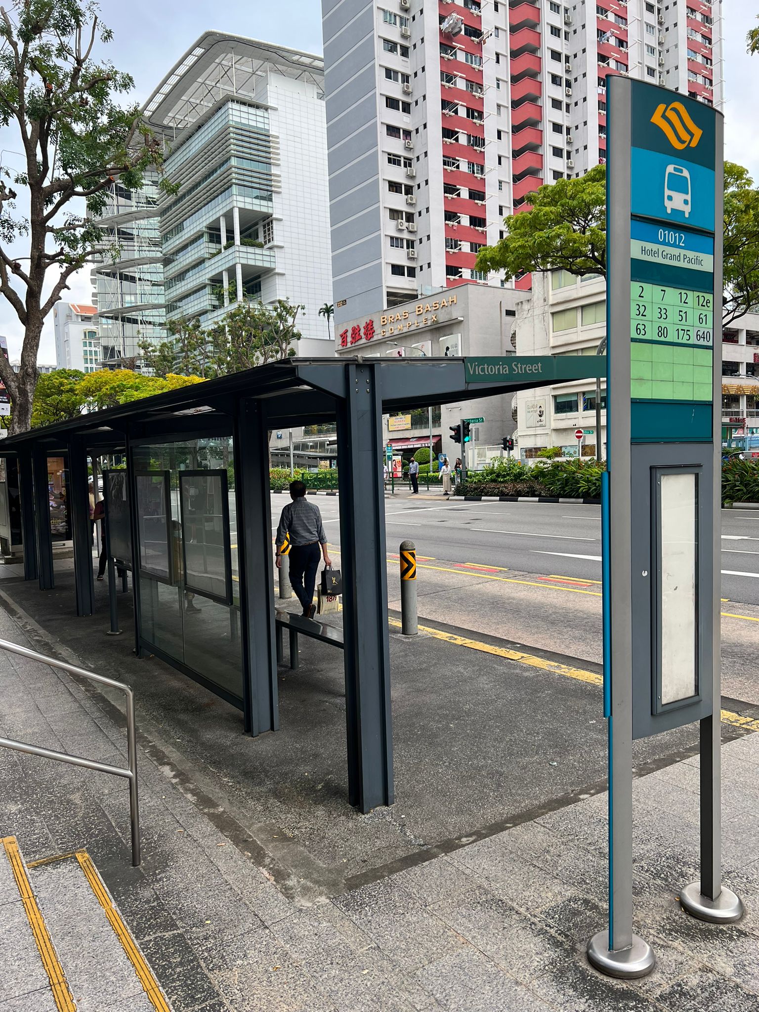 Bus Stop In front of 711 Convenience Store